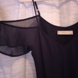 Abercrombie & Fitch Black Cold Shoulder Dress